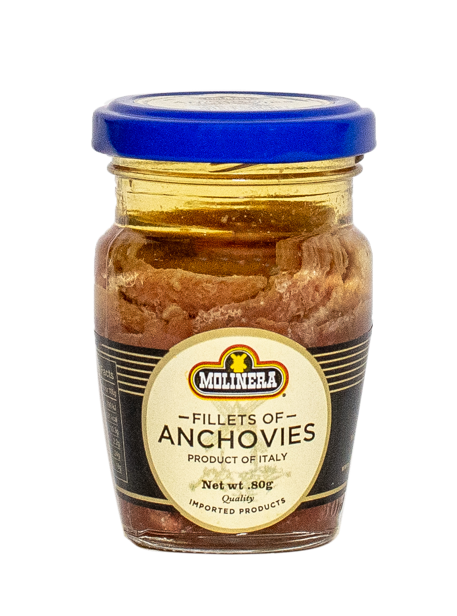 Anchovy Fillets in Oil (12/80g)