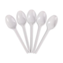 Load image into Gallery viewer, 3 Monkey White Spoon/Fork 25&#39;s
