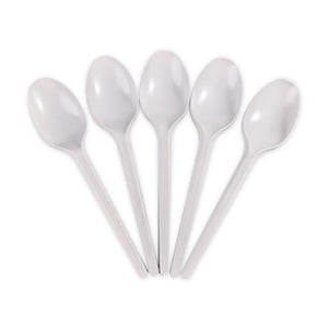 3 Monkey White Spoon/Fork 25's