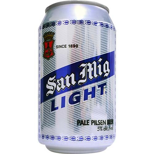 San Miguel Light can