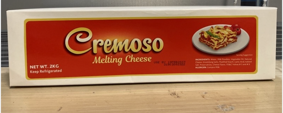 Cremoso Melting Cheese 2kg