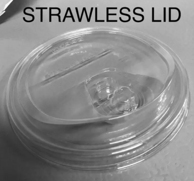 Strawless lid 95mm 50's x 25