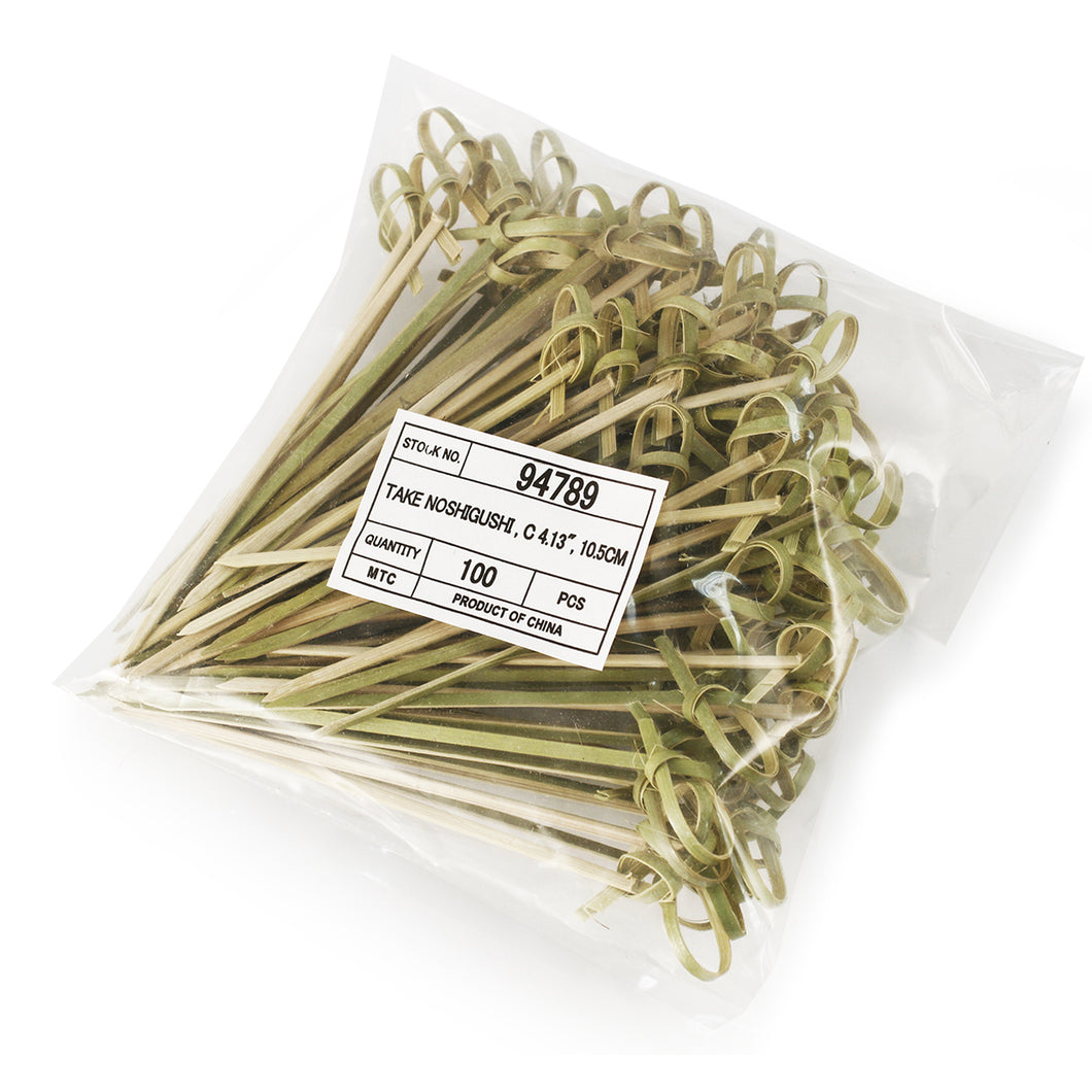 Bamboo Knotted Skewer 100's