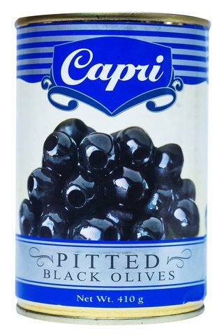 Black Olives Pitted (12 x 410g)