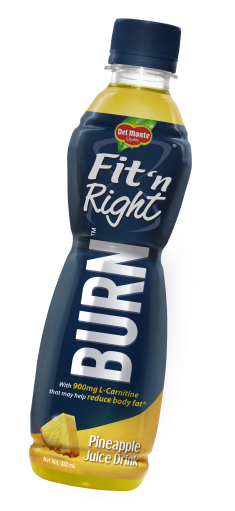 fit n right l-carnitine content Del Monte 'N Four Seasons Juice 330ml YL Body Fit L-Carnitine Drink
