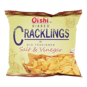 RIBBED CRACKLINGS Salt & Vinegar 50g