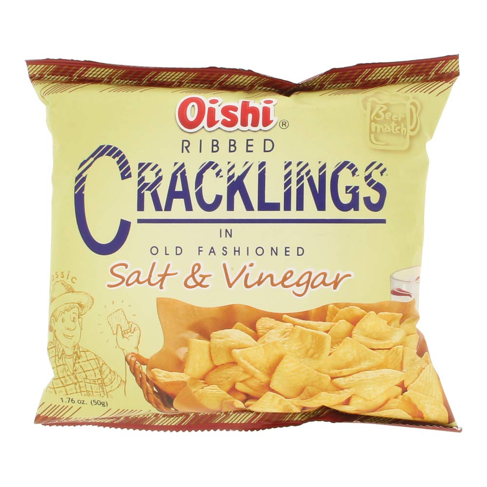 RIBBED CRACKLINGS Salt & Vinegar 50g