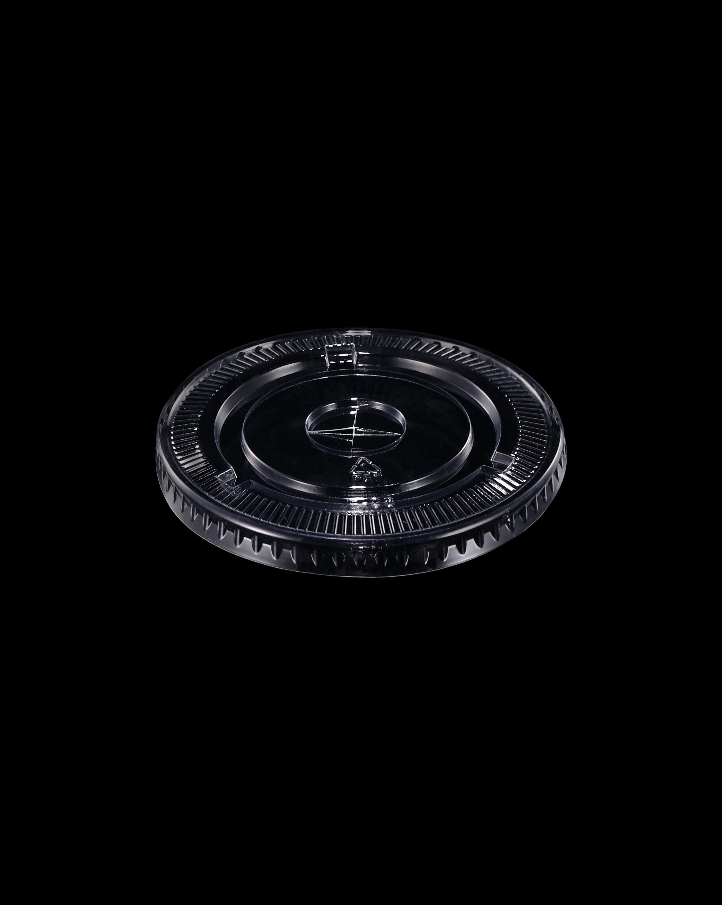 Transparent Cup Flat Lid 50's