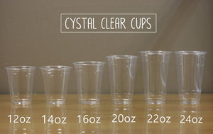 Pet Cup Clear 50's